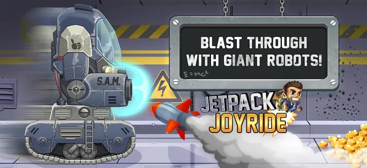 Képernyőkép a(z) Jetpack Joyride játékból