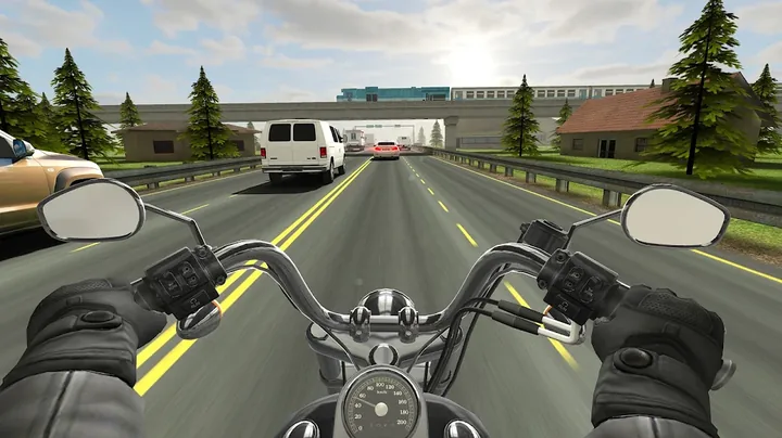 Képernyőkép a(z) Traffic Rider játékból